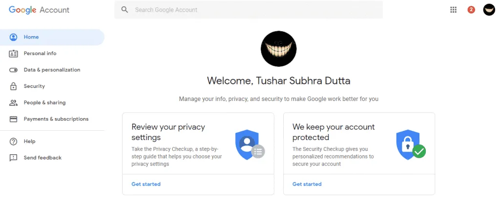 كيفية تشغيل التحقق بخطوتين لـ Google Gmail 2 كيفية تشغيل التحقق بخطوتين لـ Google Gmail 2