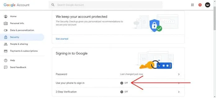 كيفية تشغيل التحقق بخطوتين لـ Google Gmail 4