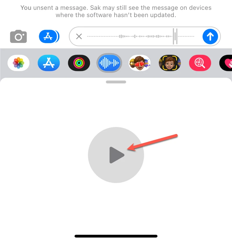 كيفية إرسال رسائل صوتية على iPhone بنظام iOS 16 7