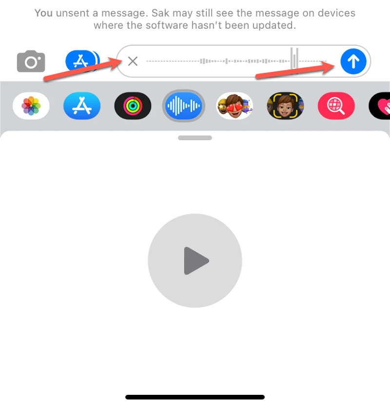 كيفية إرسال رسائل صوتية على iPhone بنظام iOS 16 8