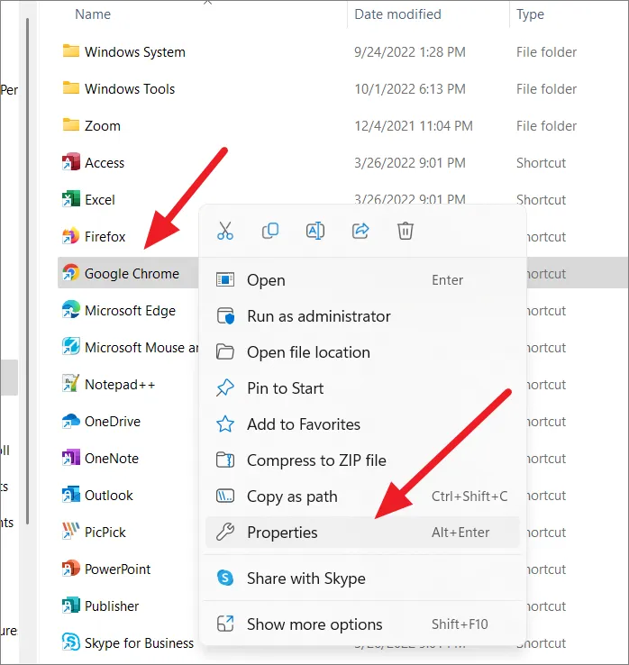 اختصارات لوحة مفاتيح Windows 11 3
