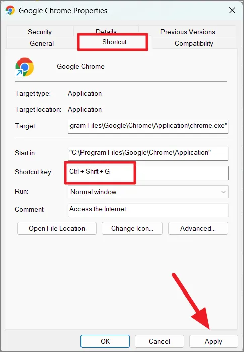 اختصارات لوحة مفاتيح Windows 11 4