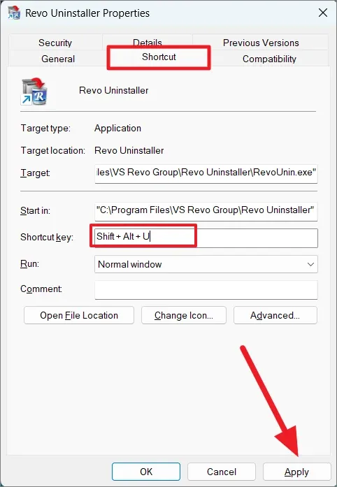 اختصارات لوحة مفاتيح Windows 11 8