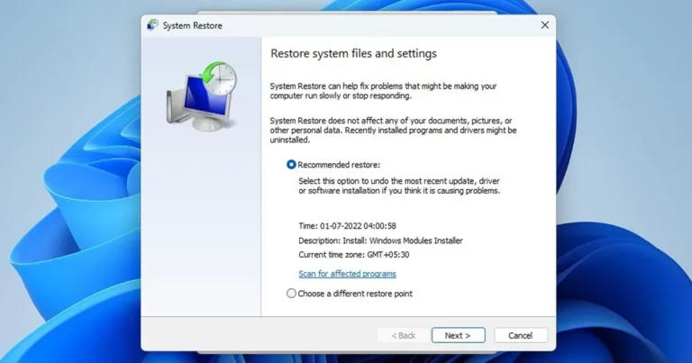كيفية جدولة نقاط استعادة النظام التلقائية في Windows 11 21
