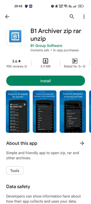 كيفية فتح ملفات RAR على Android (5 طرق) 13