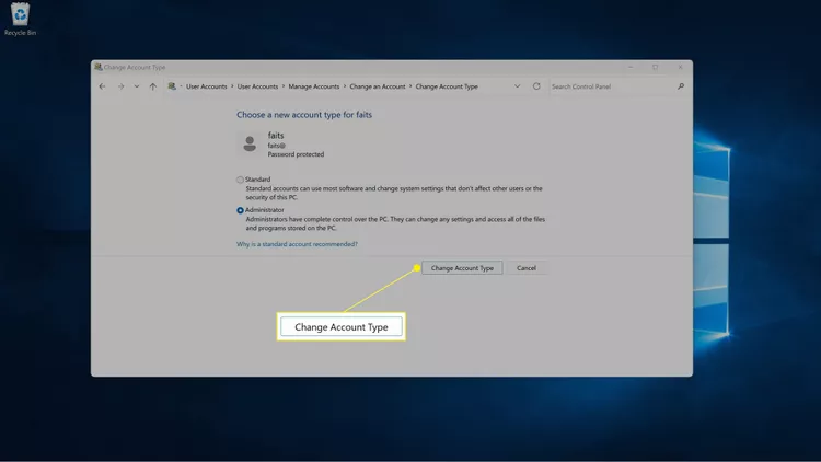 كيفية تغيير المسؤول في Windows 11 14