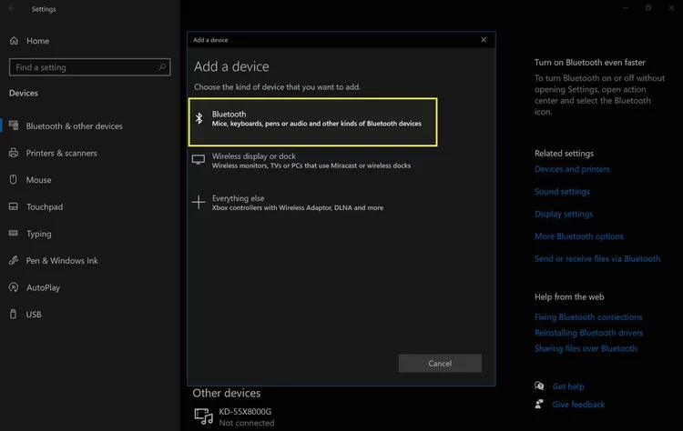 كيفية توصيل AirPods بجهاز Microsoft Surface 18