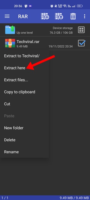 كيفية فتح ملفات RAR على Android (5 طرق) 4
