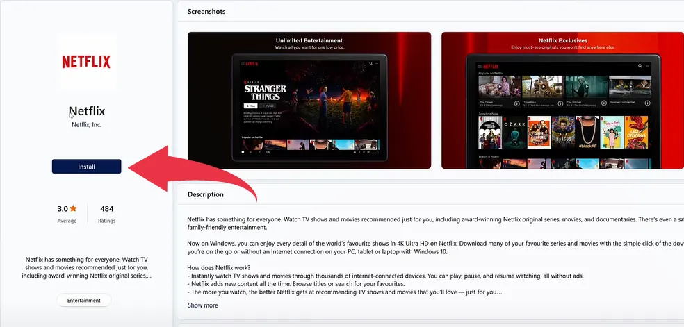 كيفية تثبيت Netflix على نظام التشغيل Windows 11 4