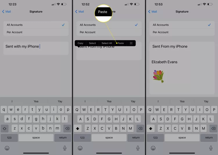 كيفية تحرير توقيع البريد الإلكتروني الخاص بك على iPhone أو iPad 6