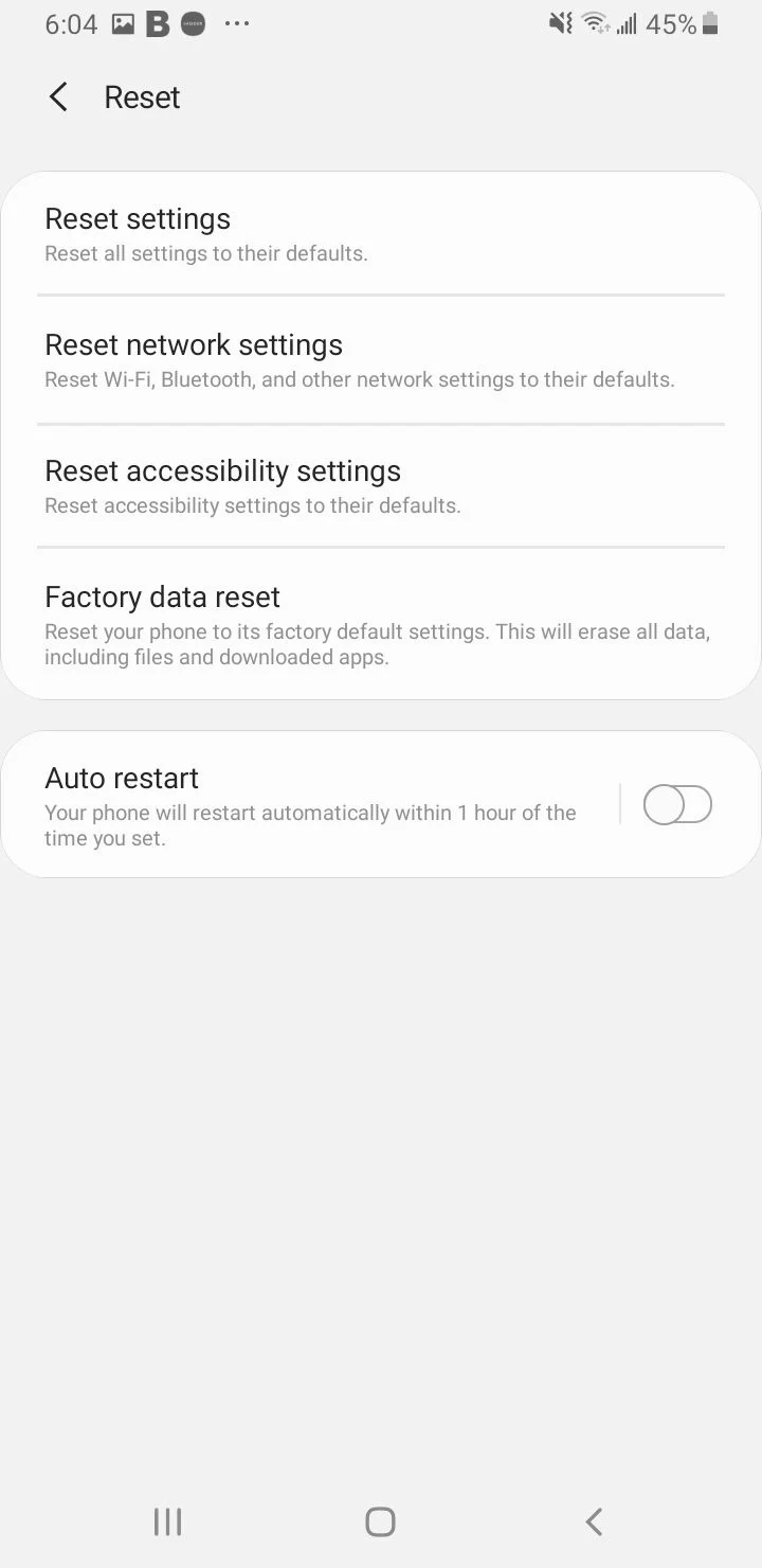 حل "للأسف توقف الإعدادات عن العمل" على Android 7
