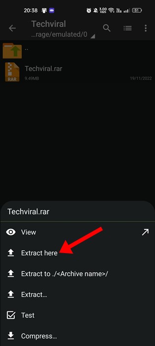 كيفية فتح ملفات RAR على Android (5 طرق) 8