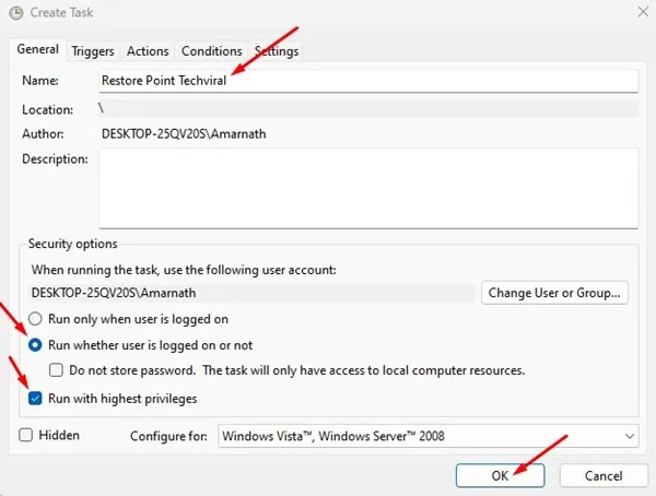 كيفية جدولة نقاط استعادة النظام التلقائية في Windows 11 4