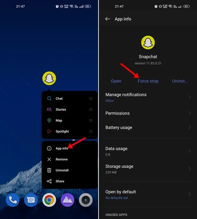 لماذا لا يعمل Snapchat الخاص بي؟ 8 أفضل الطرق لؤ 9