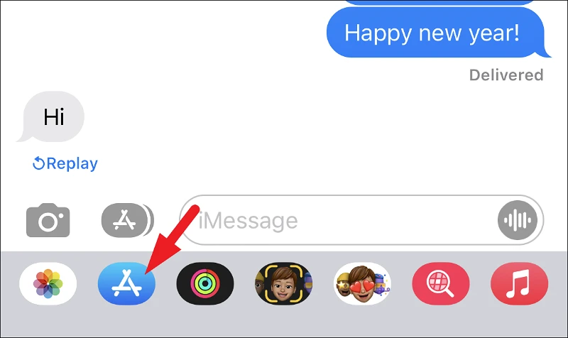 كيف تلعب ريفيرسي على iMessage 4