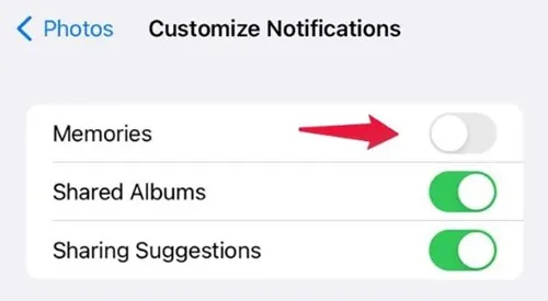 كيفية إيقاف تشغيل الذكريات على iPhone (iOS 16) 4