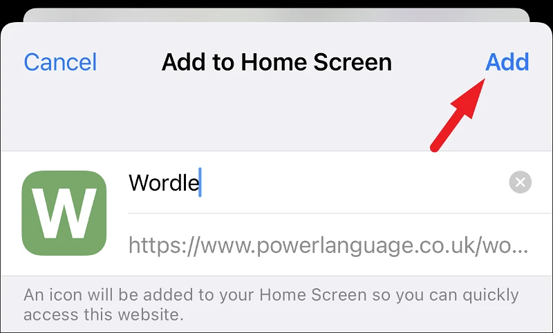 كيفية تثبيت Wordle كتطبيق على جهاز iPhone أو Android 5
