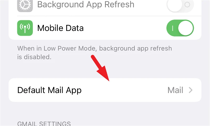 كيفية تعيين Gmail كتطبيق بريد افتراضي على iPhone أو iPad 10