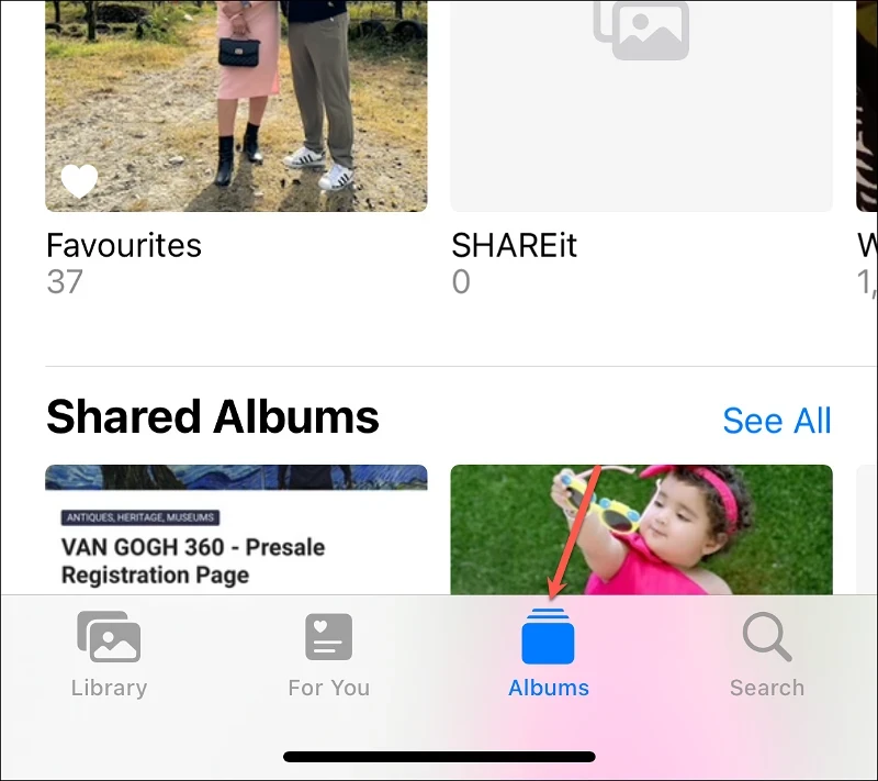 كيفية إنشاء موقع ويب عام من iCloud Shared Photo Albums على iPhone 3