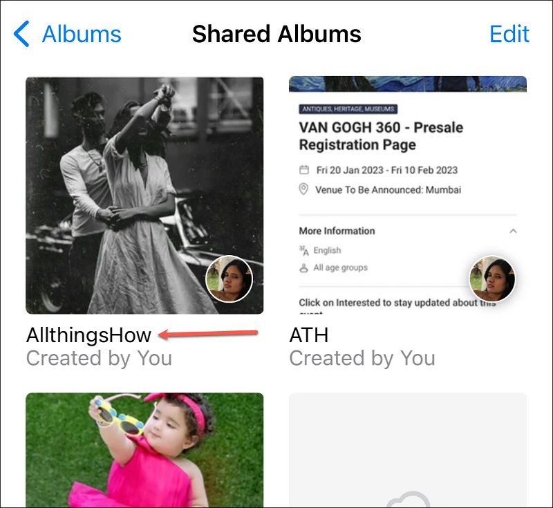 كيفية إنشاء موقع ويب عام من iCloud Shared Photo Albums على iPhone 5