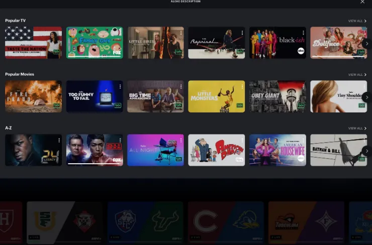 كيفية تمكين أو تعطيل الأوصاف الصوتية على Hulu 2
