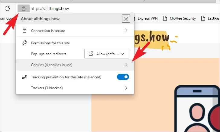 كيفية مسح ذاكرة التخزين المؤقت وملفات تعريف الارتباط على Microsoft Edge 16
