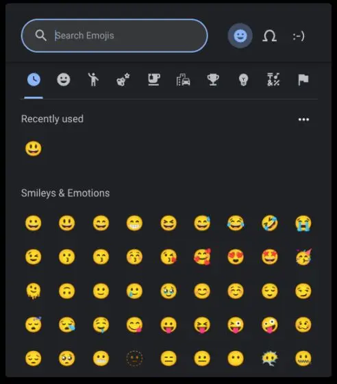 كيفية استخدام Emojis على جهاز Chromebook 3 كيفية استخدام Emojis على جهاز Chromebook 2