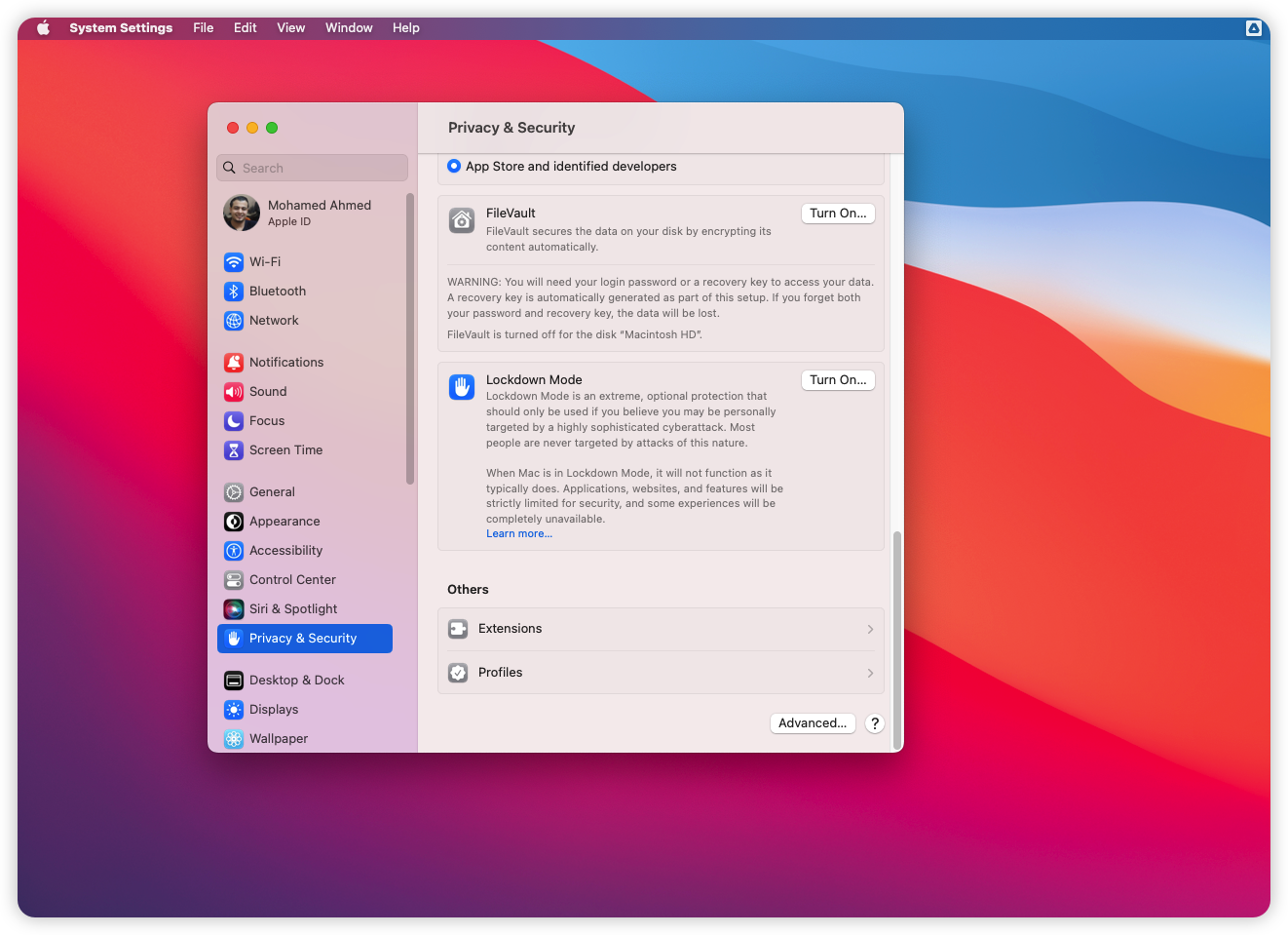 كيفية استخدام وضع القفل في macOS Ventura 3