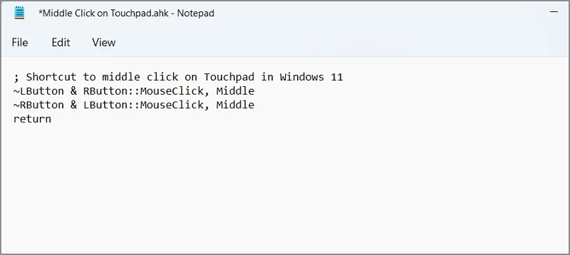 كيفية النقر الأوسط على لوحة اللمس للكمبيوتر المحمول في Windows 11 15