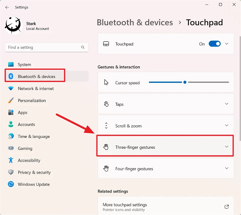 كيفية النقر الأوسط على لوحة اللمس للكمبيوتر المحمول في Windows 11 2