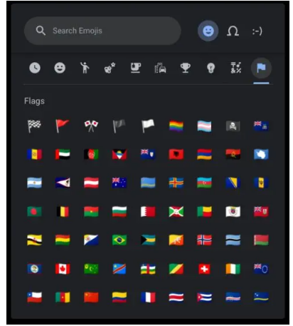 استخدام Emojis على جهاز Chromebook