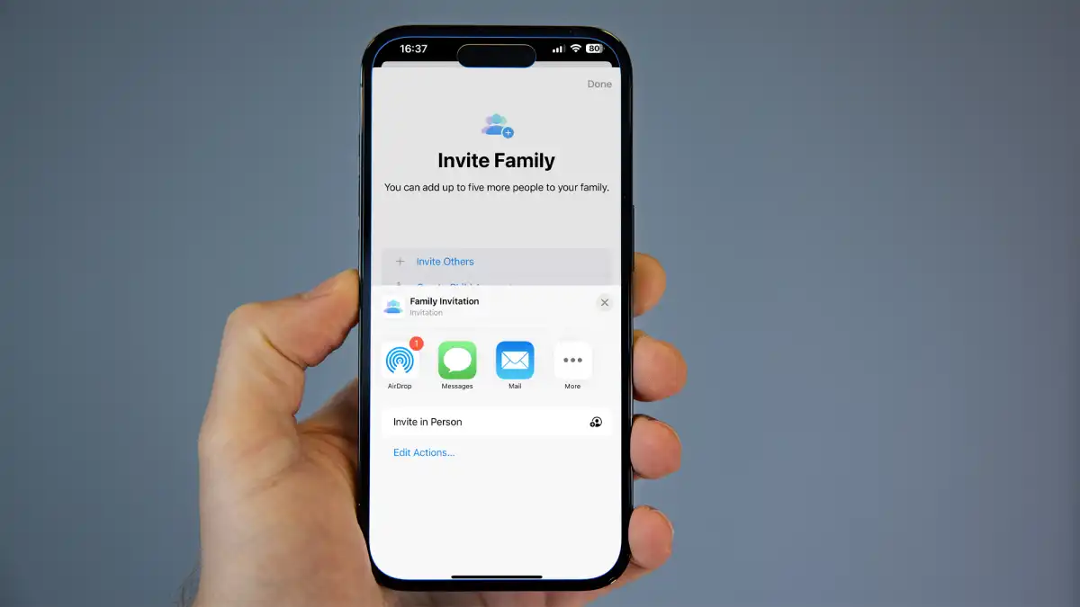 كيفية إعداد Apple Family Sharing على iPhone 7