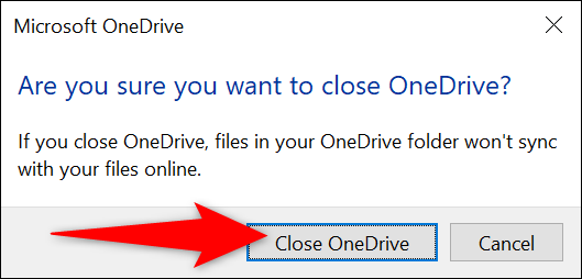 كيفية إيقاف تشغيل OneDrive على Windows 10