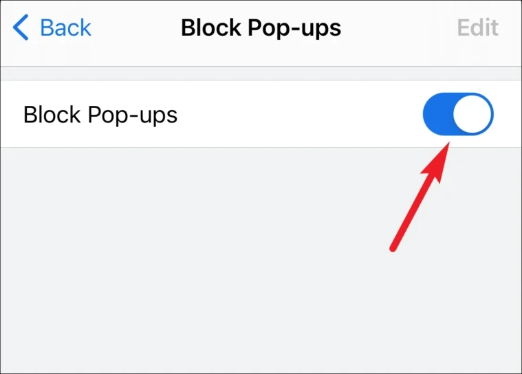 كيفية تعطيل Pop up Blocker على iPhone 8