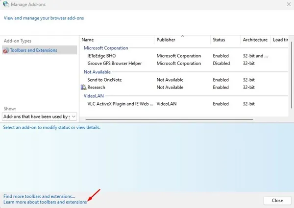 كيفية تمكين Internet Explorer على Windows 11 5