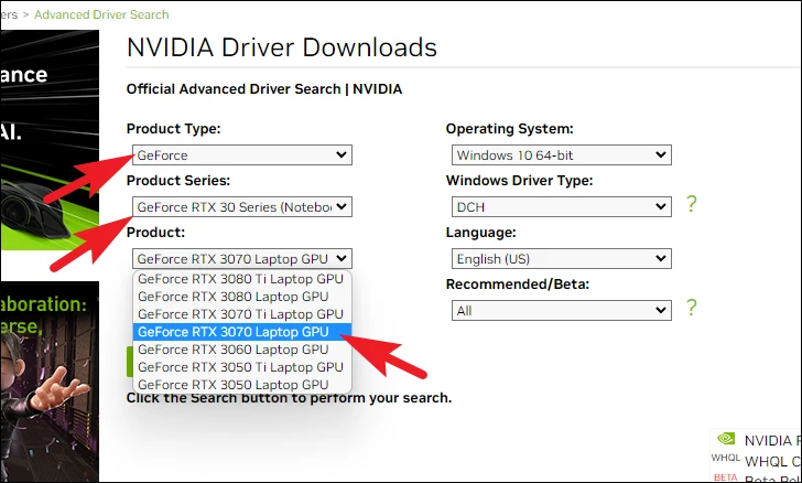 استرجاع برامج تشغيل Nvidia