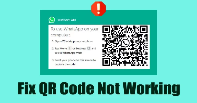 كيفية إصلاح رمز الاستجابة السريعة QR Code لا يعمل (8 طرق) 4