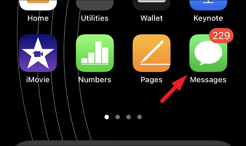 كيفية كتابة نص عريض في iMessage 5