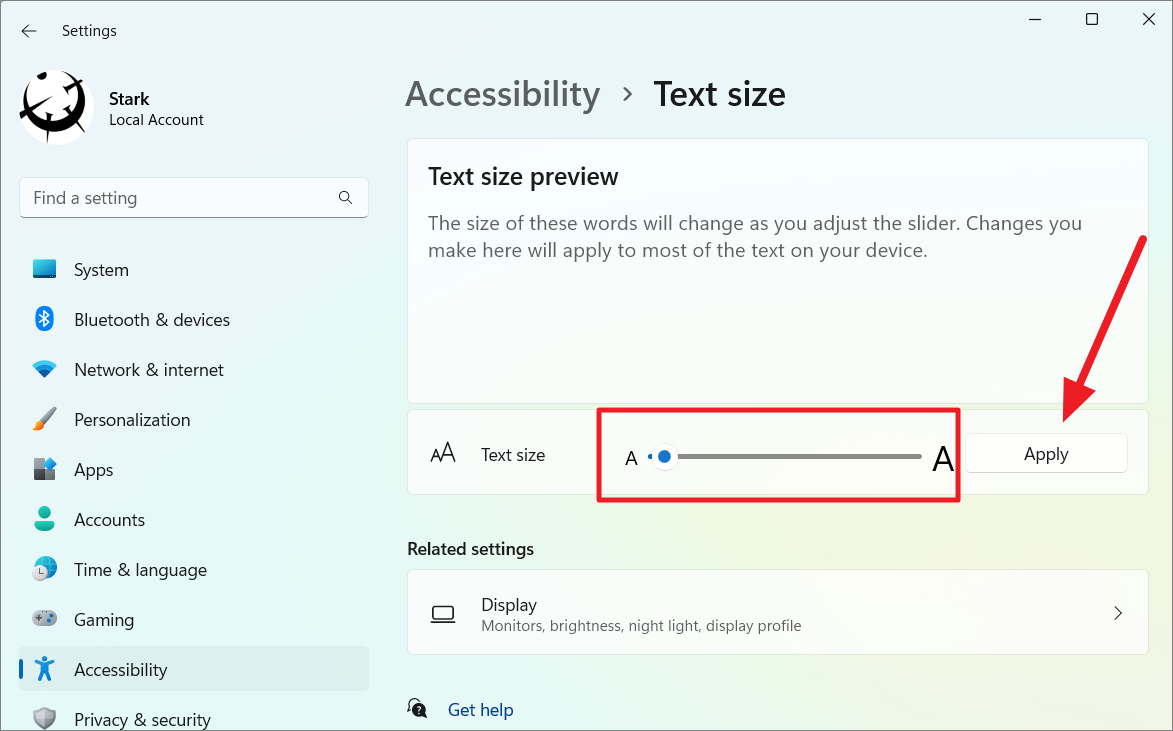 كيفية جعل كل شيء أصغر في Windows 11 21