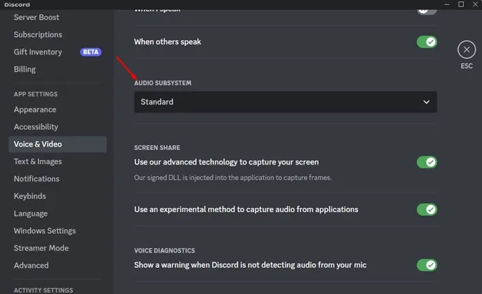 ما هو النظام الفرعي الصوتي القديم على Discord؟ كيفية تمكينه 4