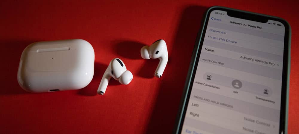 كيفية تشغيل إلغاء الضوضاء على AirPods 1