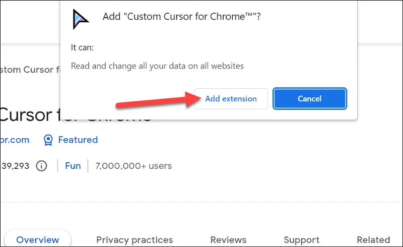 كيفية الحصول على مؤشر مخصص في Chrome 4