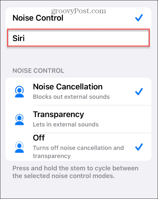 كيفية تشغيل إلغاء الضوضاء على AirPods 10 كيفية تشغيل إلغاء الضوضاء على AirPods 7