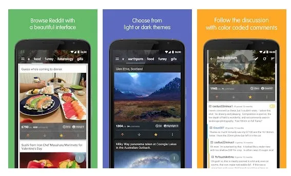 تطبيقات Reddit للأندرويد