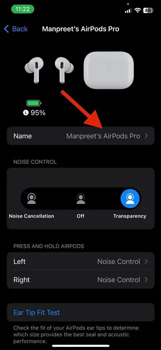 كيفية إعادة تسمية AirPods على iPhone و Mac و Android 3