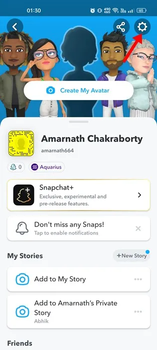 كيفية تغيير عنوان بريدك الإلكتروني على Snapchat 3