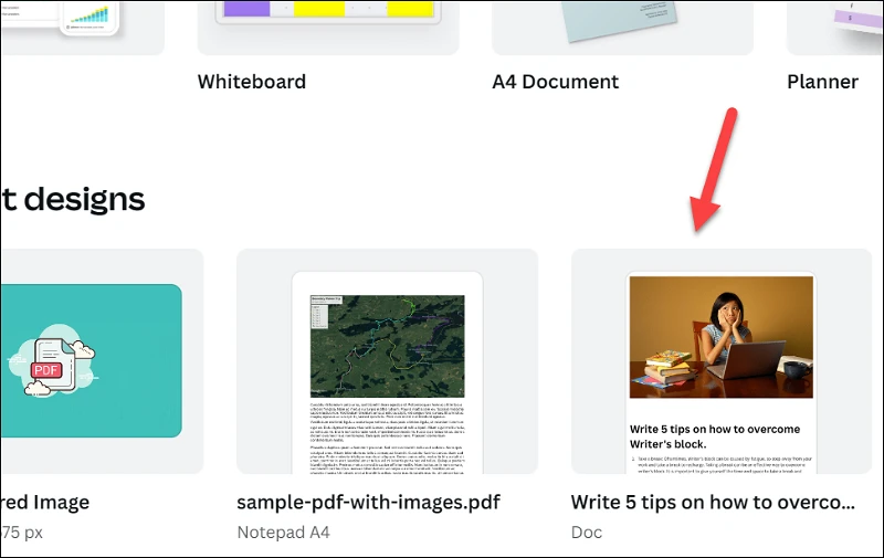 كيفية إدراج فيديو YouTube في Canva Docs 2