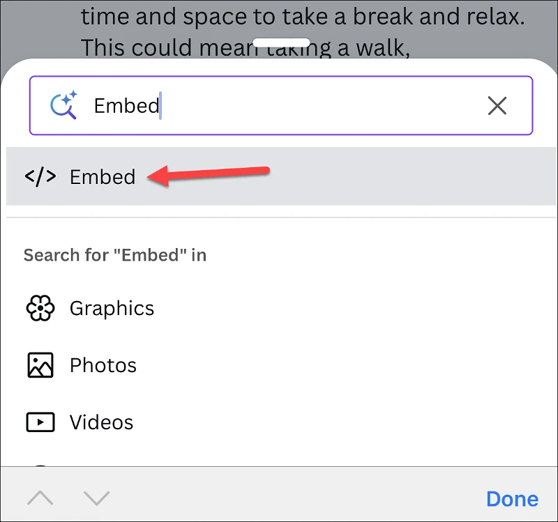 كيفية إدراج فيديو YouTube في Canva Docs 8