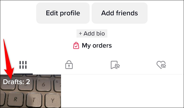 كيفية حذف المسودات على TikTok 3