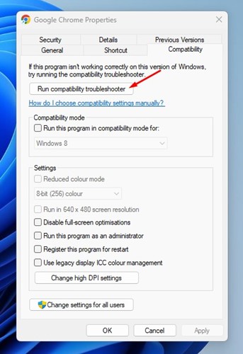 إصلاح Google Chrome Keeps Crashing على Windows 11 (9 طرق) 9